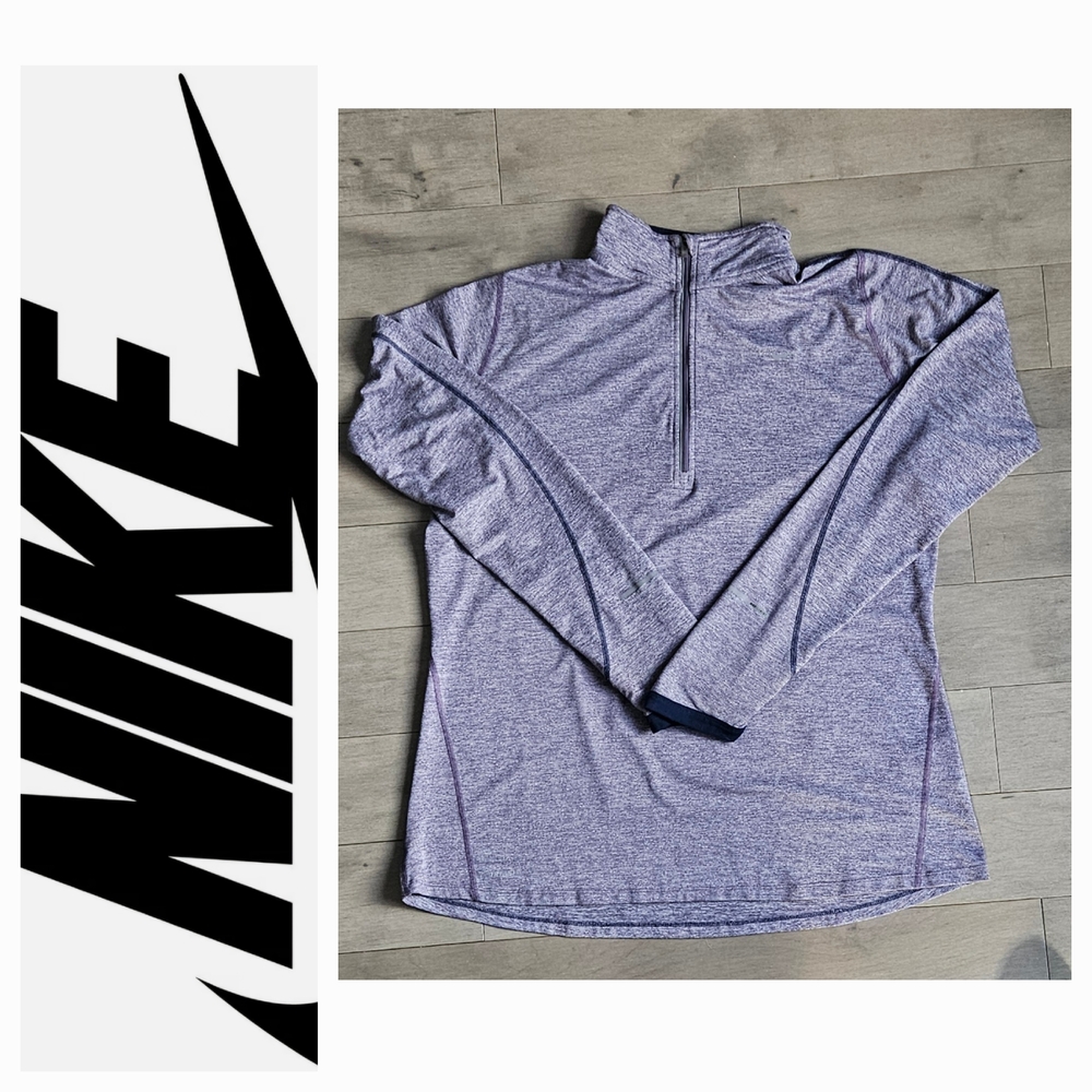 Nike Purple -Zip Pullover - $9.99 Discounted Shipping